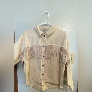 FATE Button up with fringes